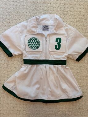 Girls Caddie Dress Uniform Number 3 - removable patches